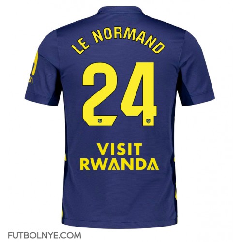 Camiseta Atletico Madrid Robin Le Normand #24 Visitante Equipación 2025-26 manga corta